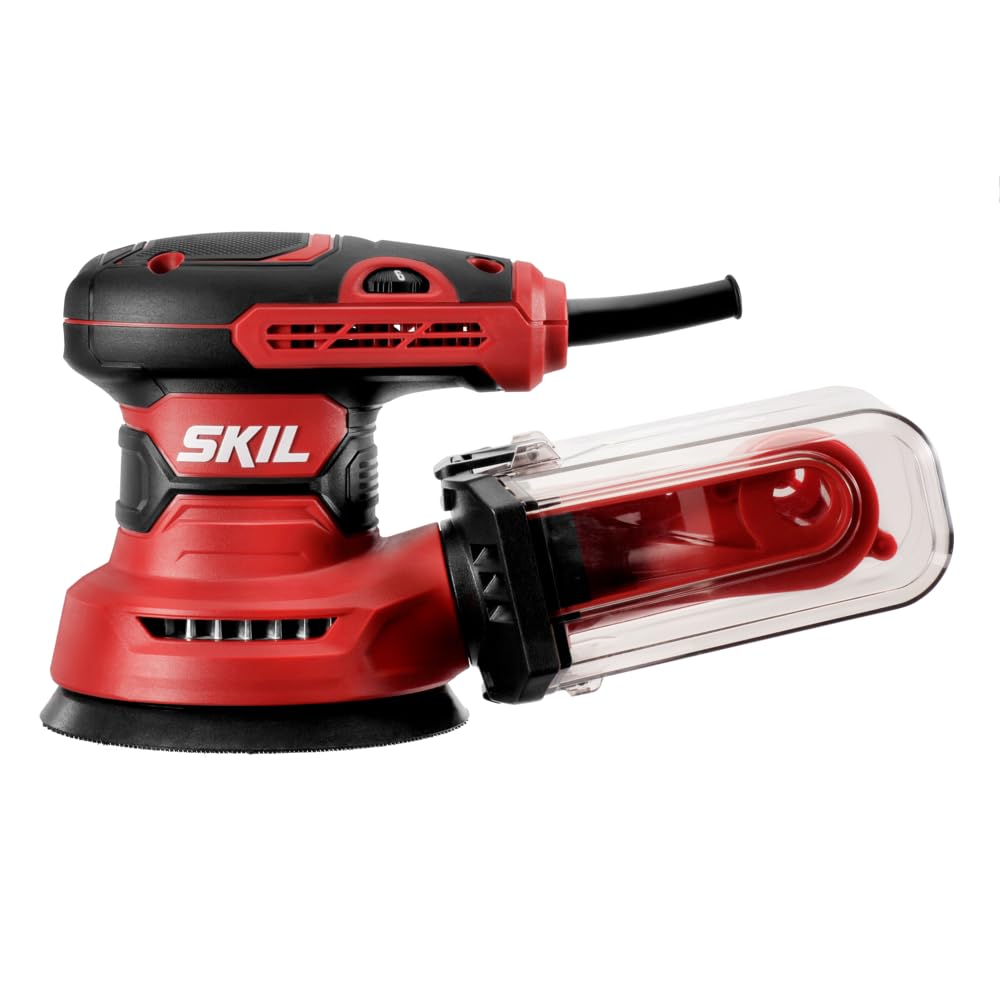 5” Random Orbital Sander with Cyclonic Dust Box & 3pc Sanding Sheet N57054