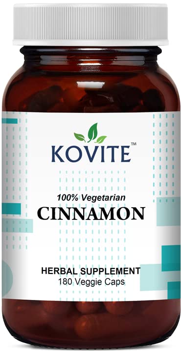 Organic Cinnamon 1000 mg 180 Vegetable Capsules C63805