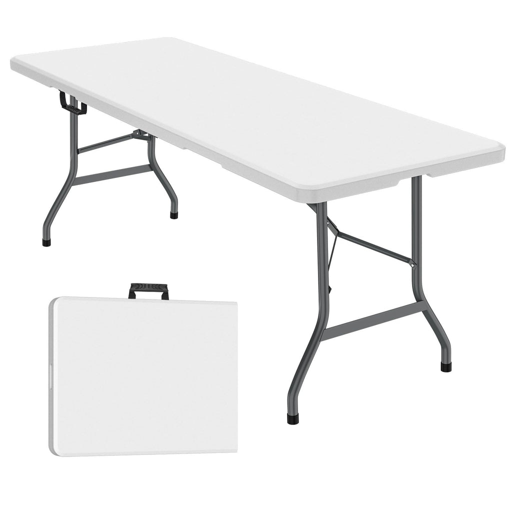 6 ft Portable Folding Table, Waterproof Top, 330 lb Capacity W133