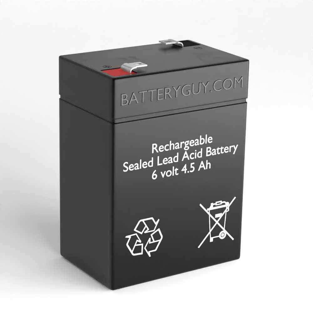 6V 4.5Ah Rechargeable SLA Batteries Qty of 4 Q3512