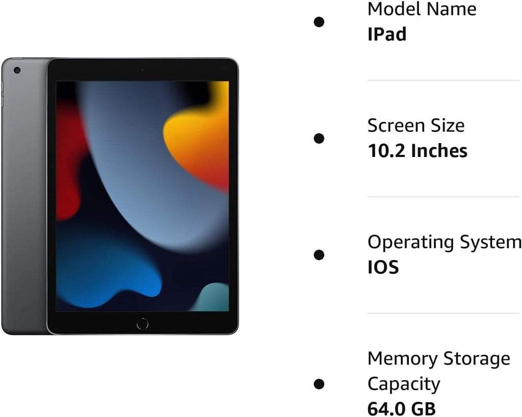 Apple iPad 10.2 inch Wi-Fi 64GB Space Gray W322