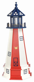 Patriotic Lighthouse with Base E13987