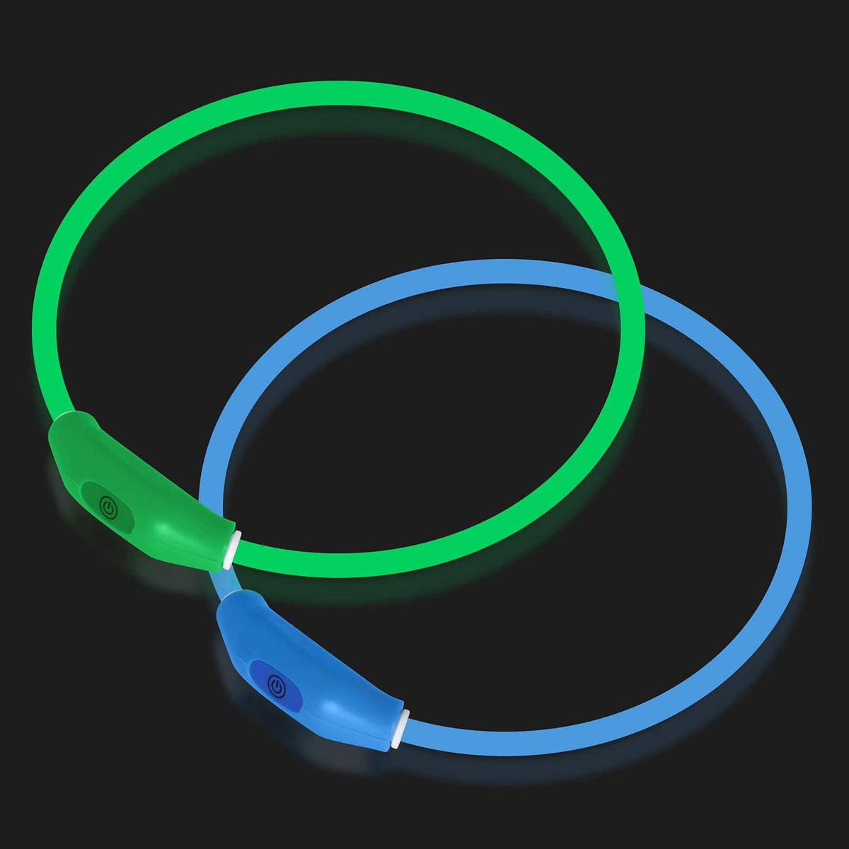 2-Pack Rechargeable LED Dog Collar T832