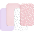 Pink 4 Pack Bassinet Sheets D633962