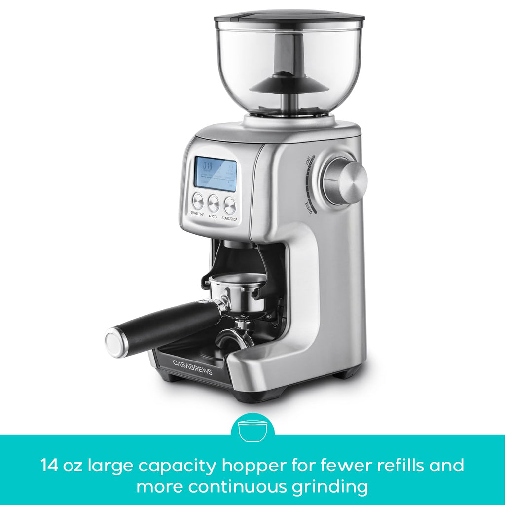 Electric Conical Burr Coffee Grinder with LCD Display L27006