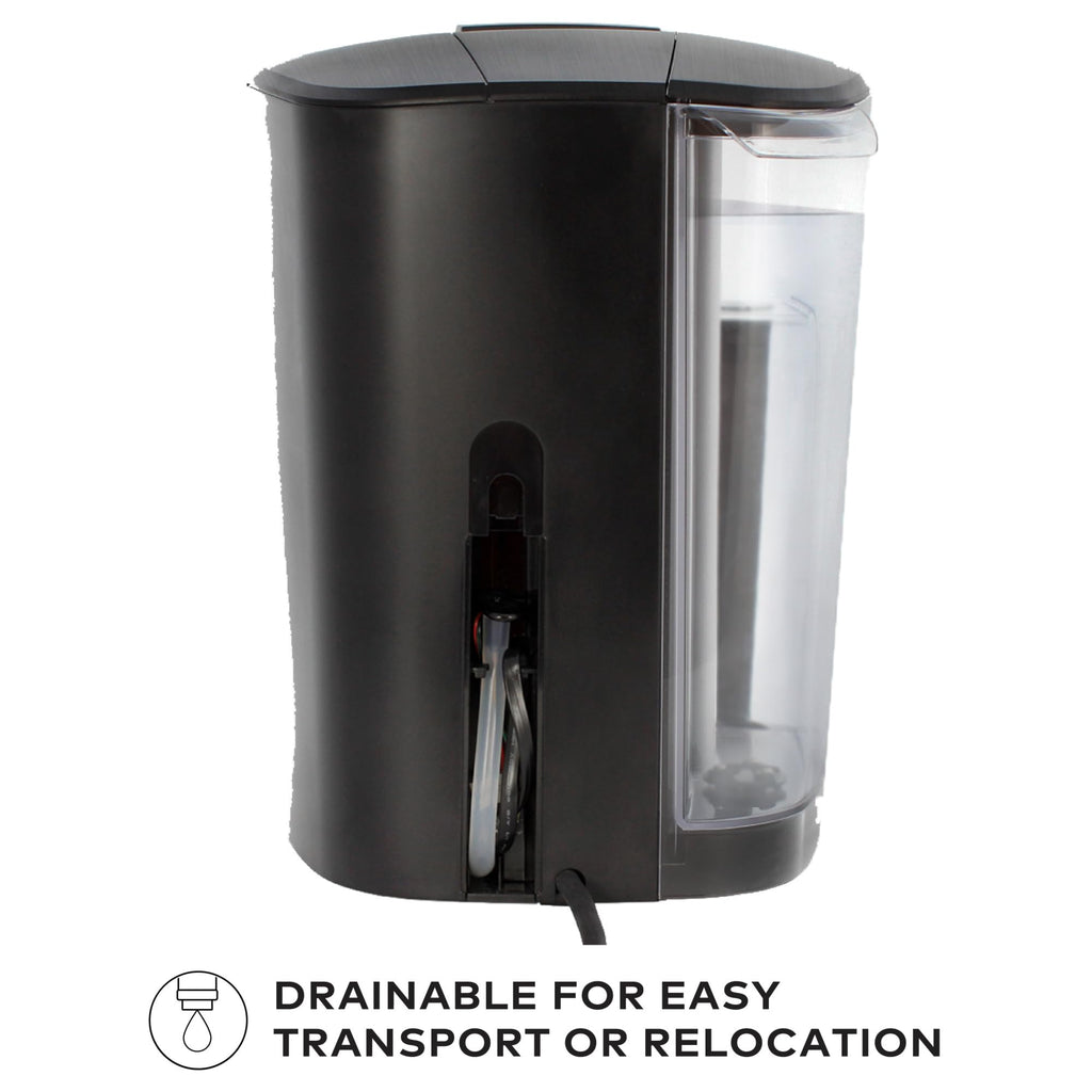 Single Serve Coffee Maker, 96 oz Water Reservoir, Black F9755