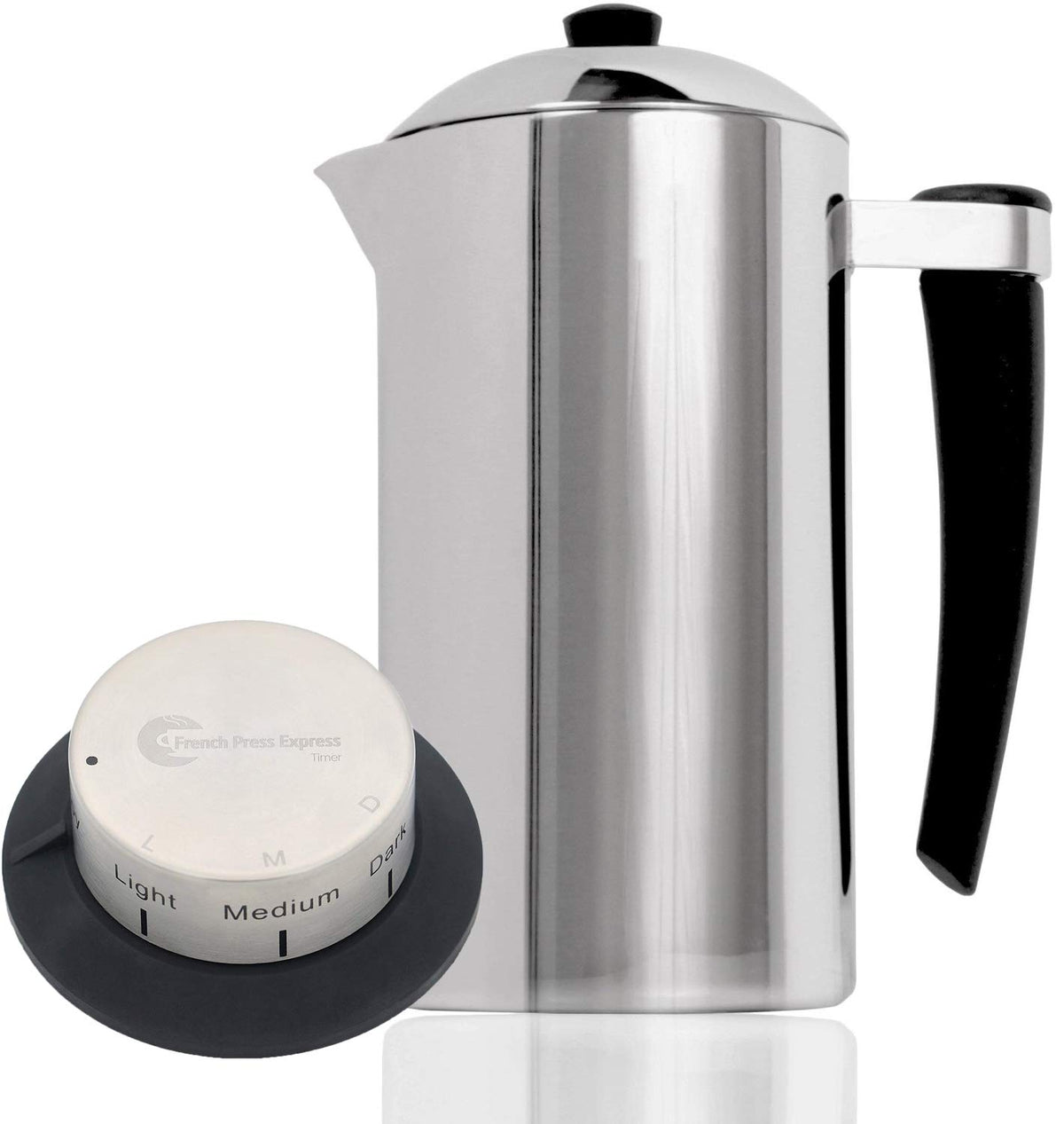 Stainless Steel Double-Wall Coffee Press 1 Liter E342538