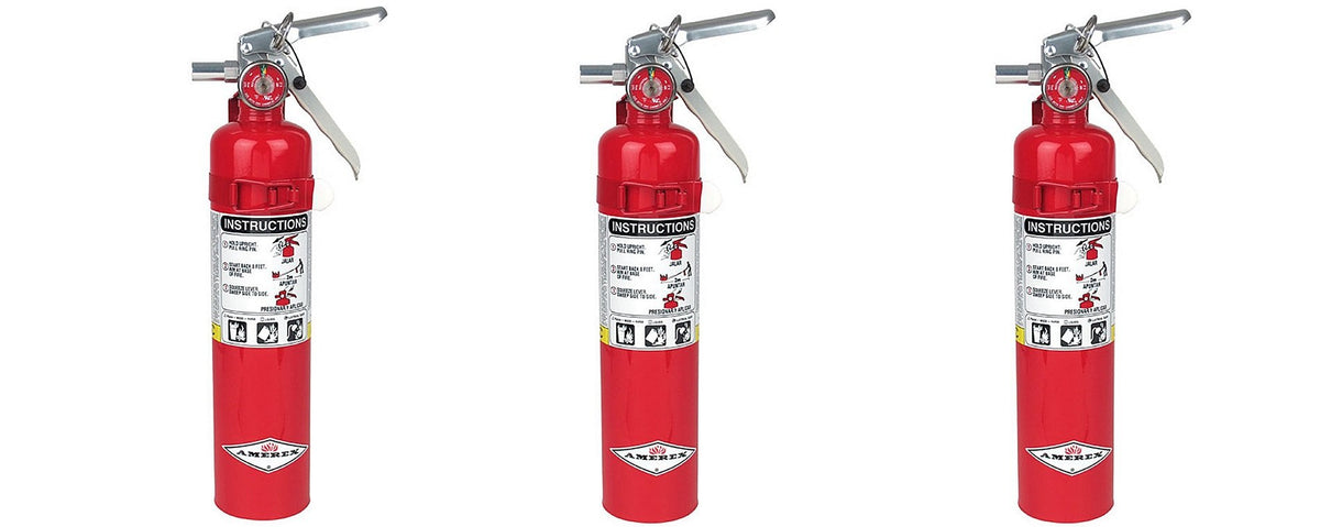 2.5lb ABC Dry Chemical Fire Extinguisher 3-Pack N9809