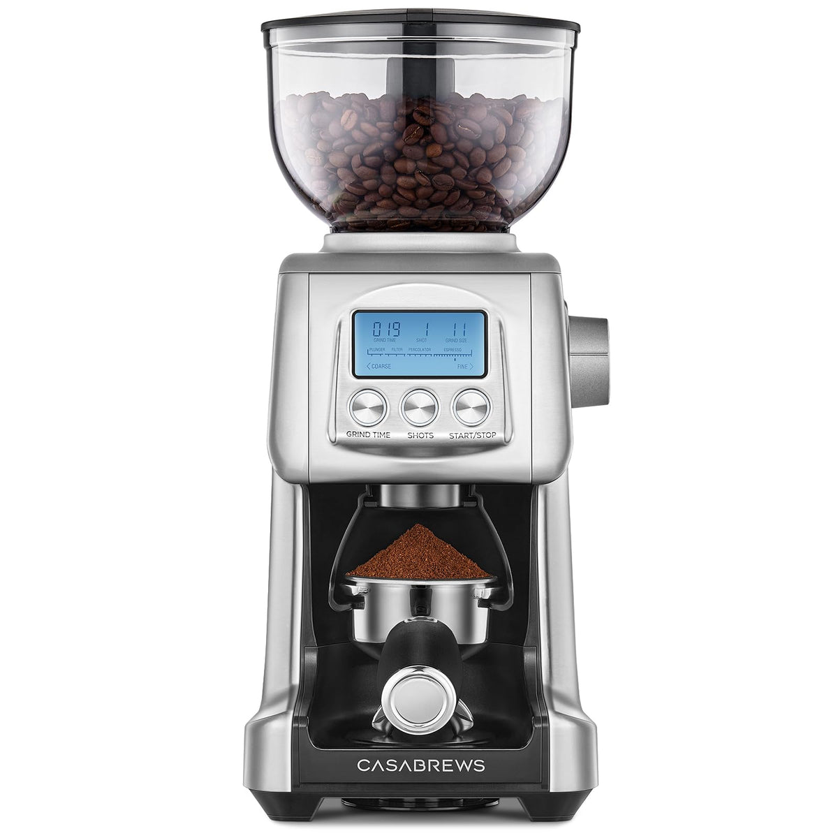 Electric Conical Burr Coffee Grinder with LCD Display L27006