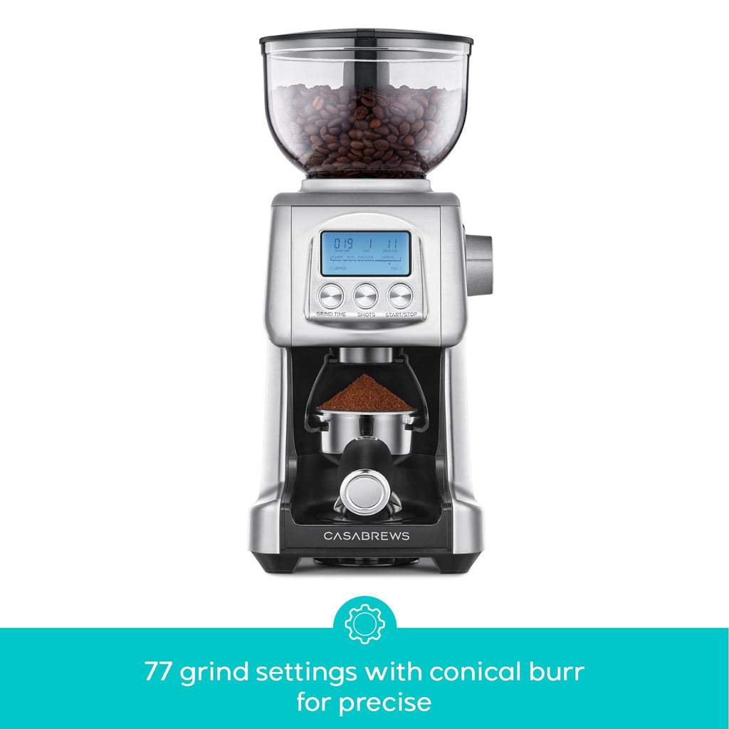 Electric Conical Burr Coffee Grinder with LCD Display L27006