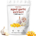 7500mg Organic Garlic Capsules Supplement, Vegetarian, Non-GMO, 300 Count X1627