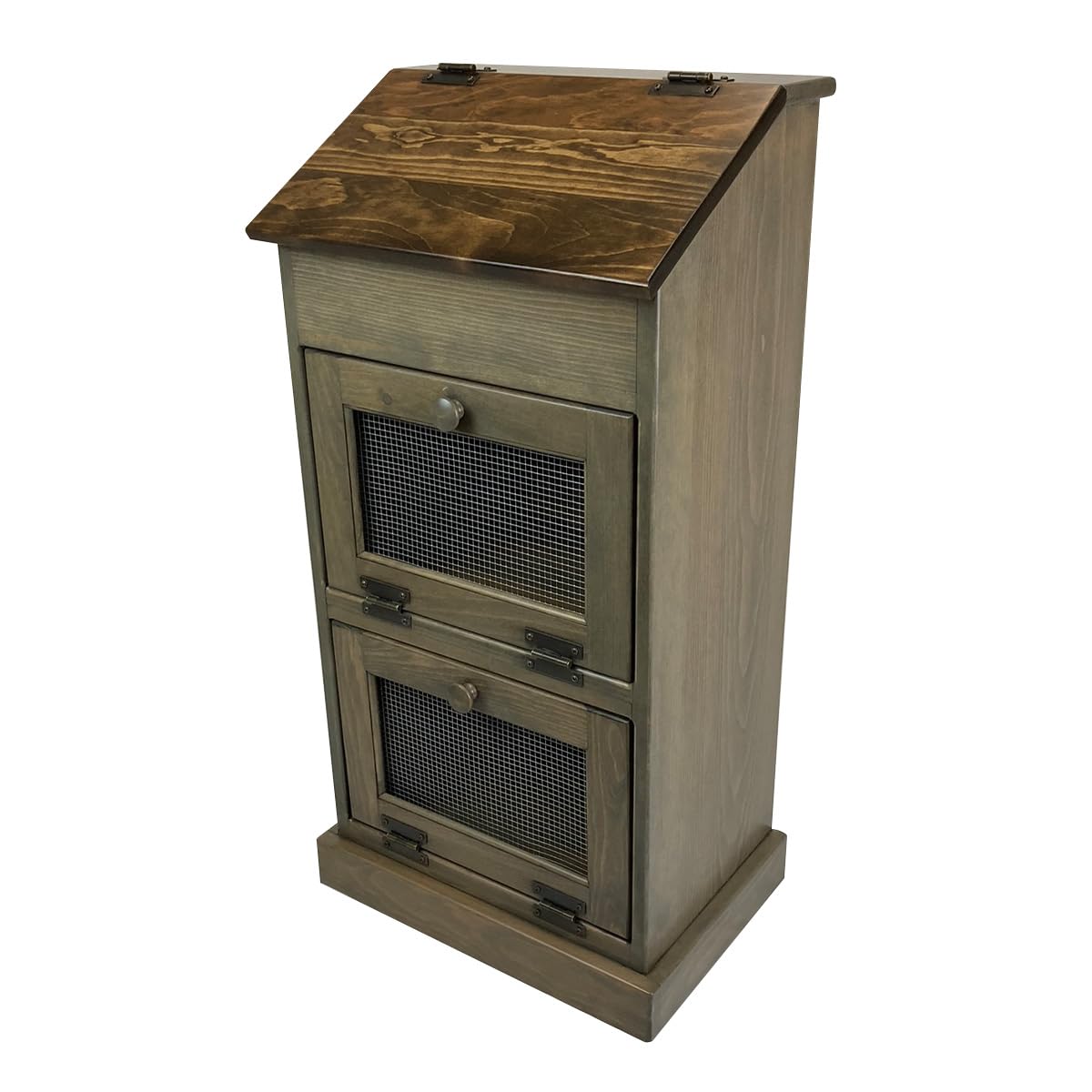 Wooden Bread and Vegetable Storage Bin L253798