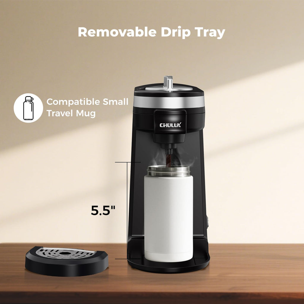 Black Mini Single Serve Coffee Maker I988