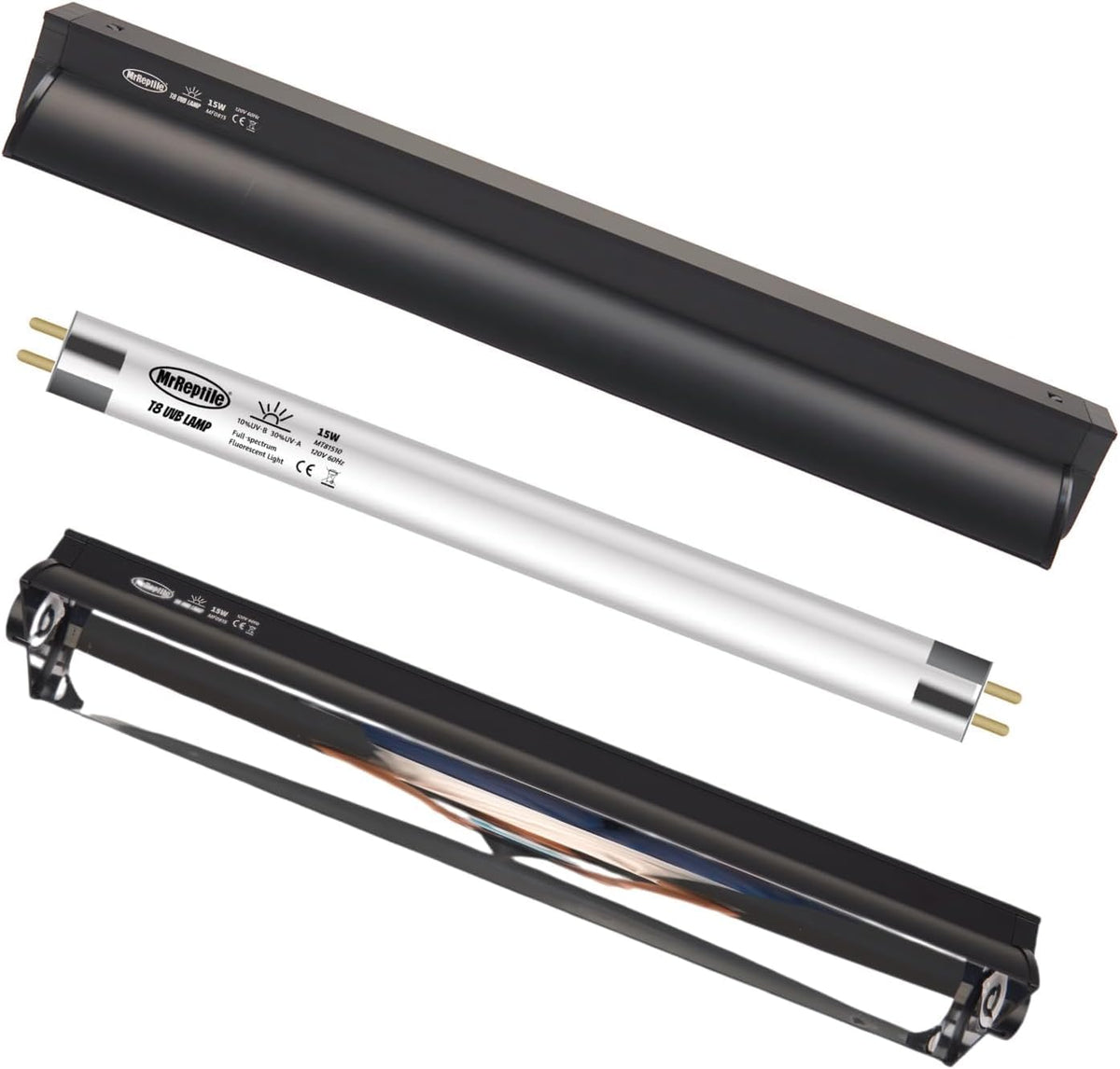 15W UVB Reptile Light Kit 18 inches J9106