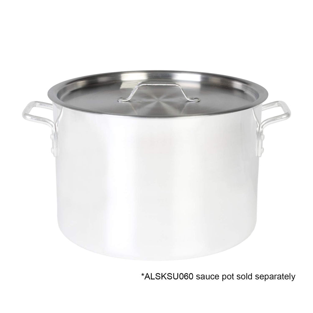60 qt Aluminum Sauce Pot with Lid A541791