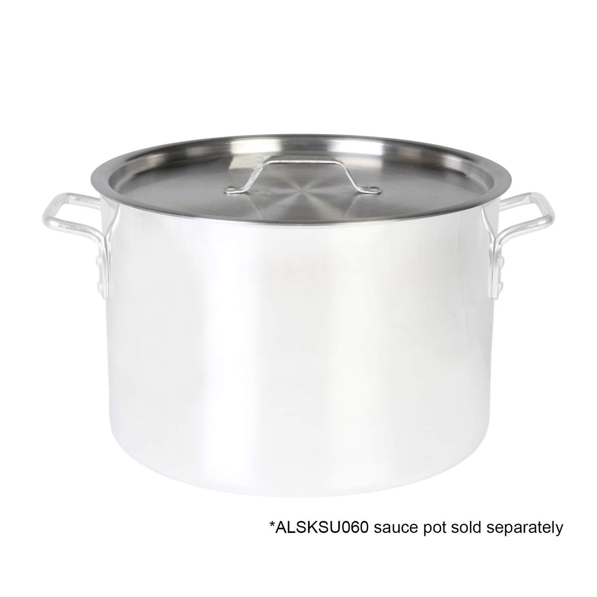60 qt Aluminum Sauce Pot with Lid A541791