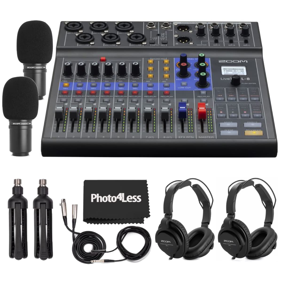 Portable 8-Channel Digital Mixer and Multitrack Recorder T6167