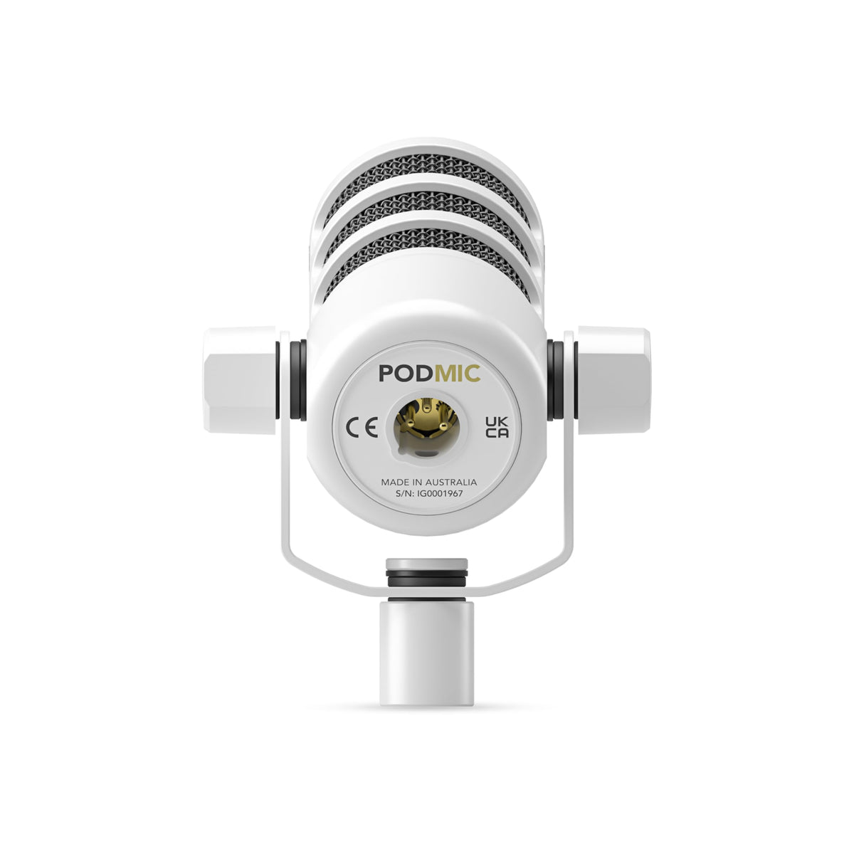 White Cardioid Dynamic Broadcast Microphone with XLR Cable E487711