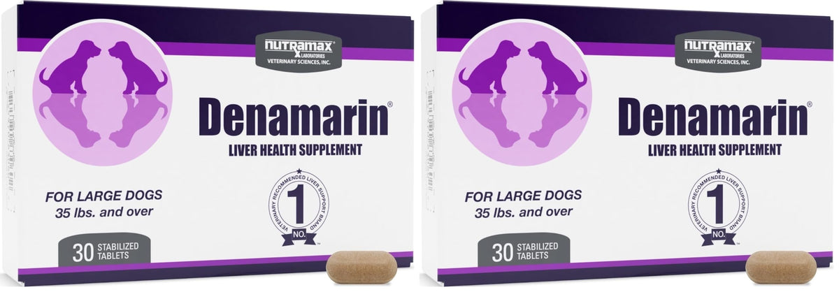 Large Dog Liver Health Supplement Coated Tablets 30 Count Pack of 2 S397987