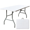 White 6FT Foldable Plastic Table V2254