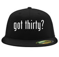 Flat Bill Fitted Hat X4032