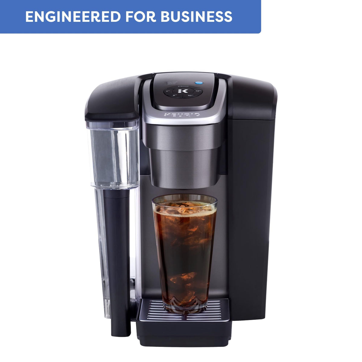 Single Serve Coffee Maker, 96 oz Water Reservoir, Black F9755