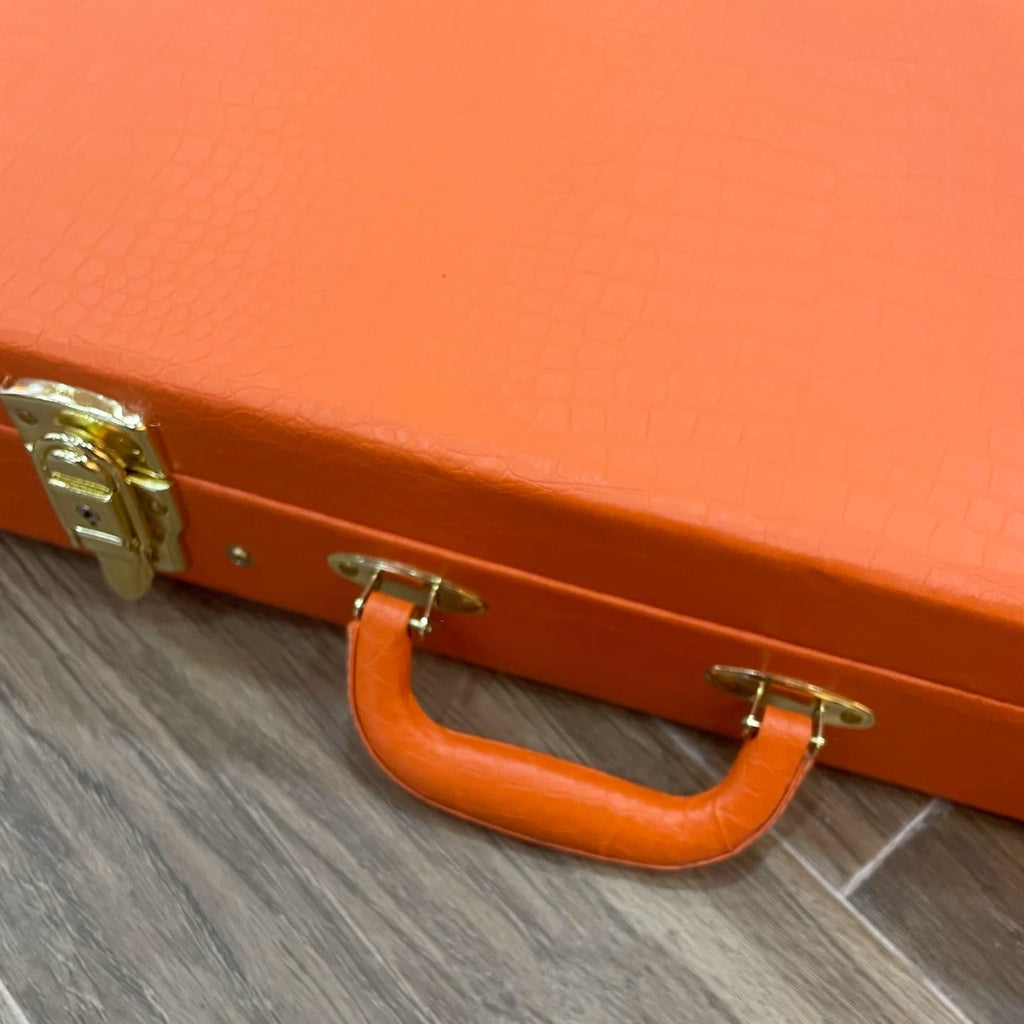 39" Electric Guitar Hard Case with Lockable Wood Frame and Plush Interior T6400