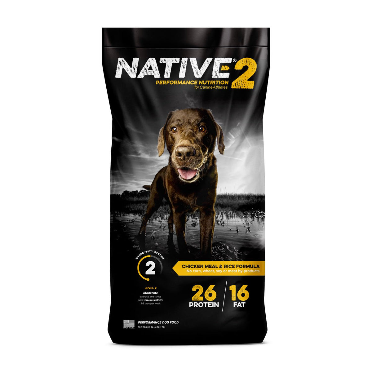 Chicken Meal and Rice Dog Food 40 Pound Bag V48428
