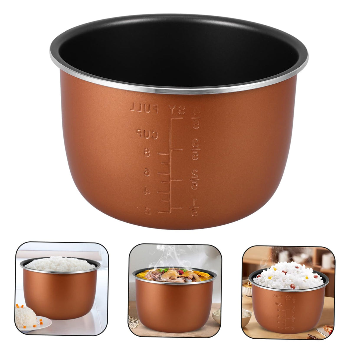 Aluminum Alloy Non Stick Electric Pressure Cooker Inner Pot Z681787