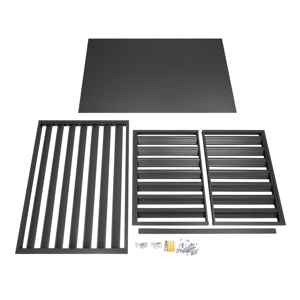 43x23x31 Inch Aluminum Alloy Air Conditioner Fence Screen N258507