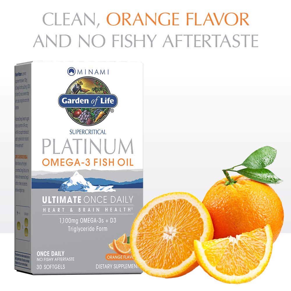 Orange 30 Softgels Omega 3 Fish Oil Supplement P5881