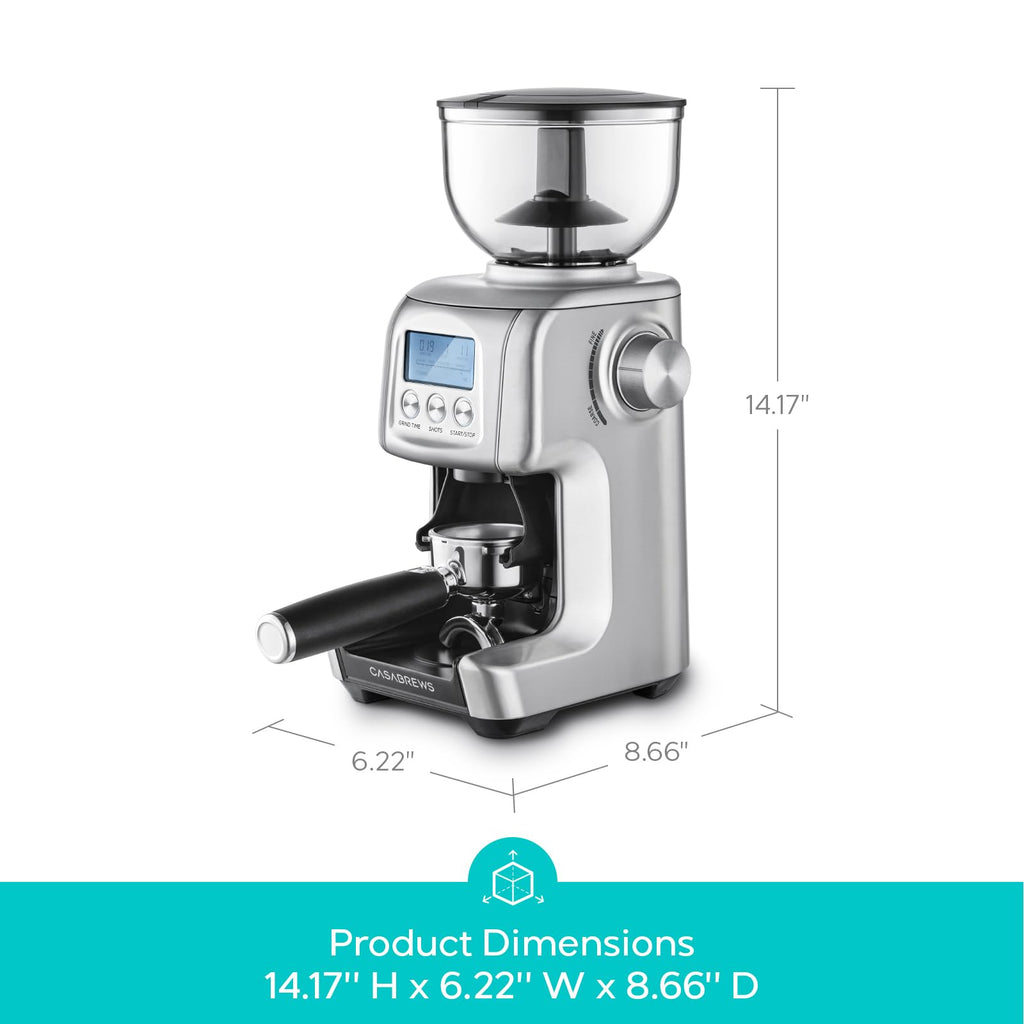 Electric Conical Burr Coffee Grinder with LCD Display L27006