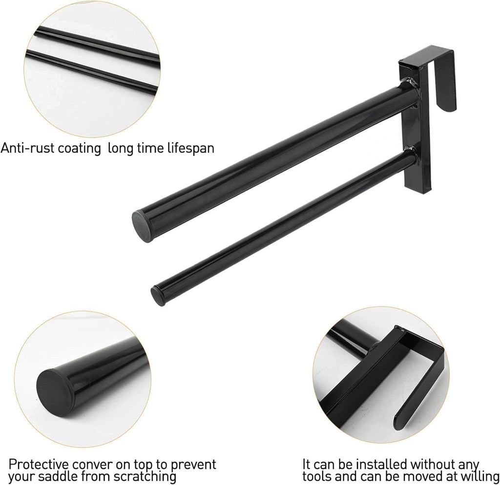 Heavy Duty Portable Saddle Rack Stand with 2 Bars F613