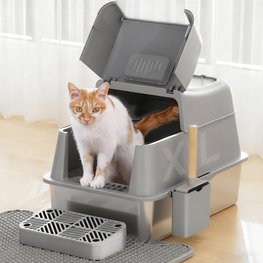 Stainless Steel Cat Litter Box 40L G882