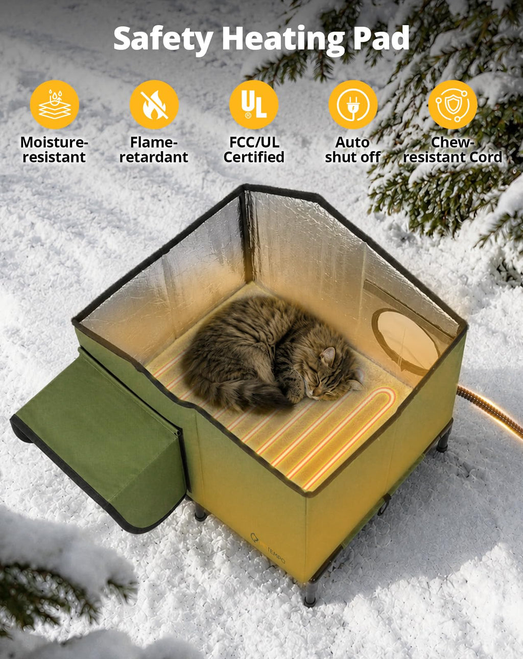 Heated Cat House P48573