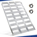 Full Width Aluminum Tri-Fold Loading Ramps with Treads Z84820