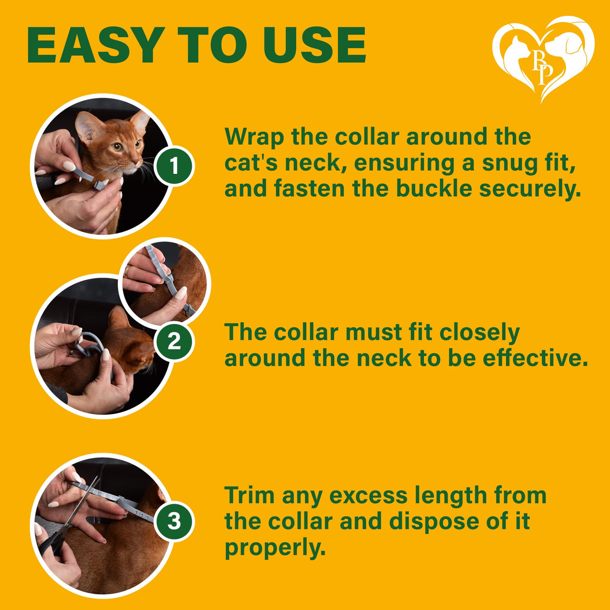 Natural Flea & Tick Collar for Cats 1 Pack R55809