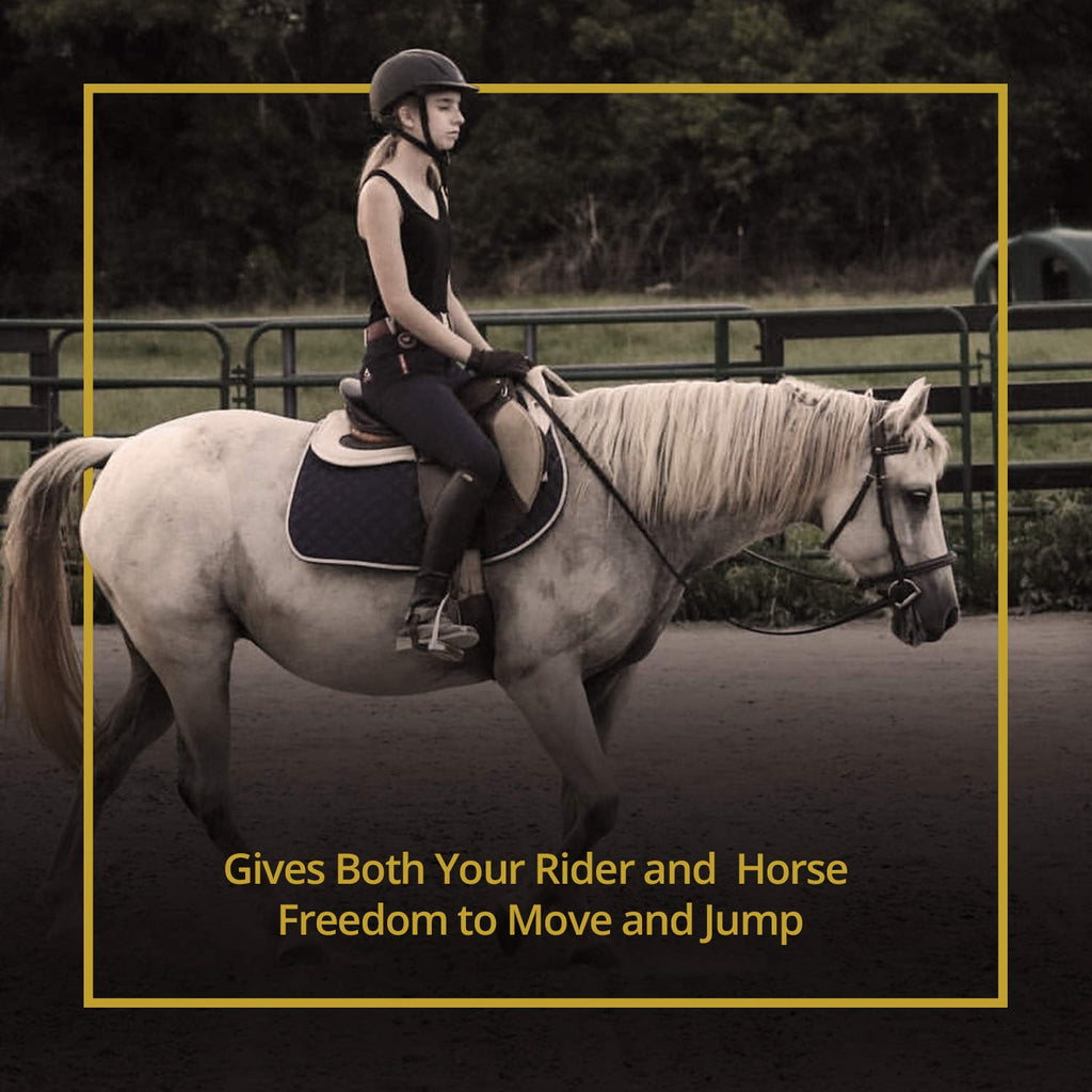 3D Air-Mesh Half Pad English Saddle K978