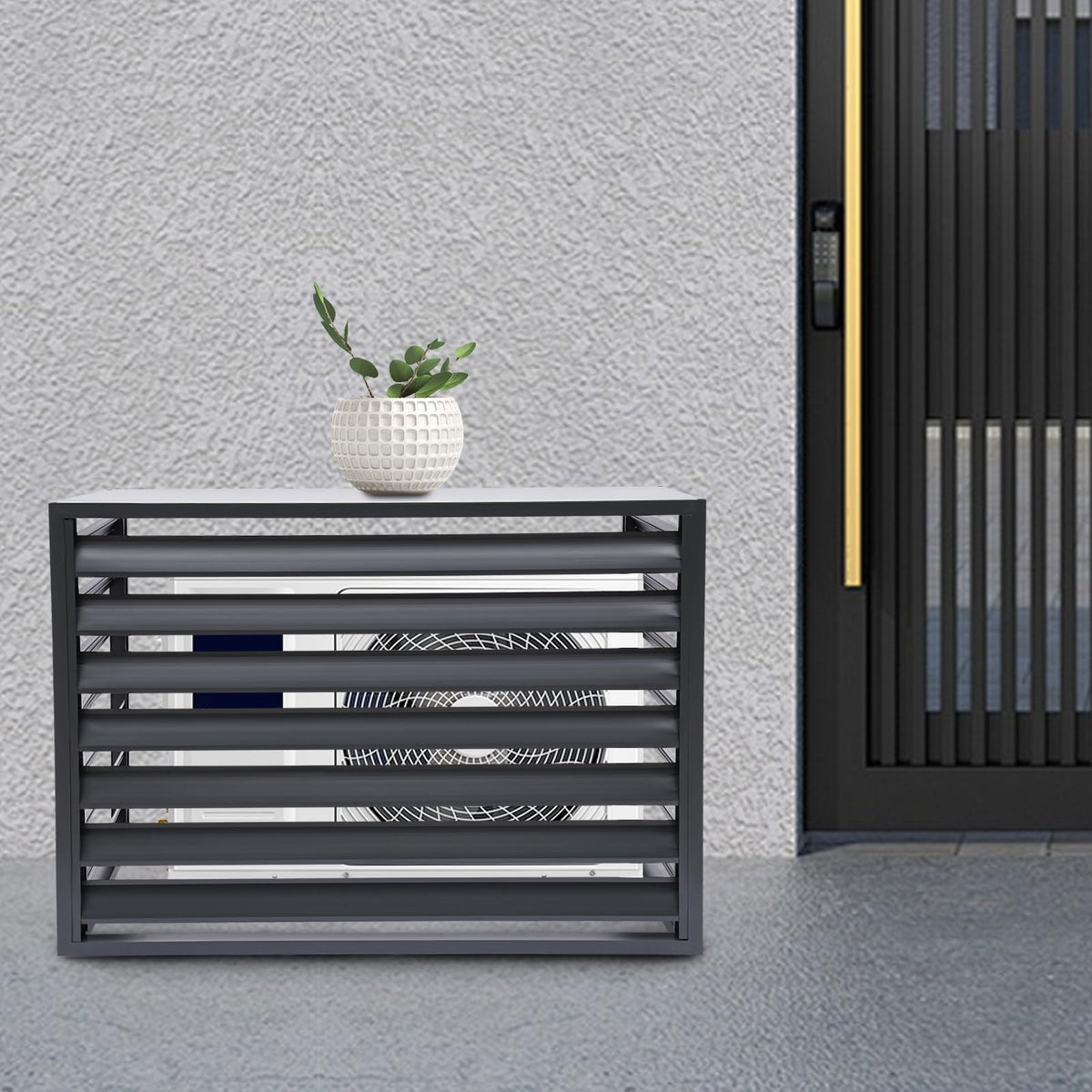 43x23x31 Inch Aluminum Alloy Air Conditioner Fence Screen N258507