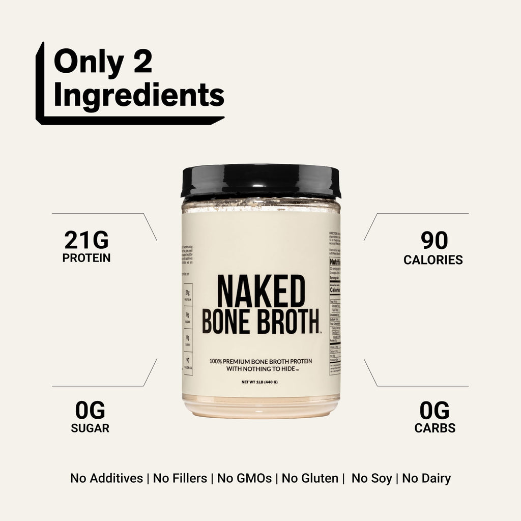 Beef Bone Broth Protein Powder 21G Protein 17G Collagen Unflavored C326838