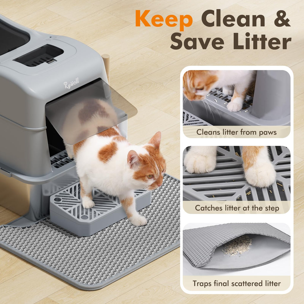 Stainless Steel Cat Litter Box 40L G882
