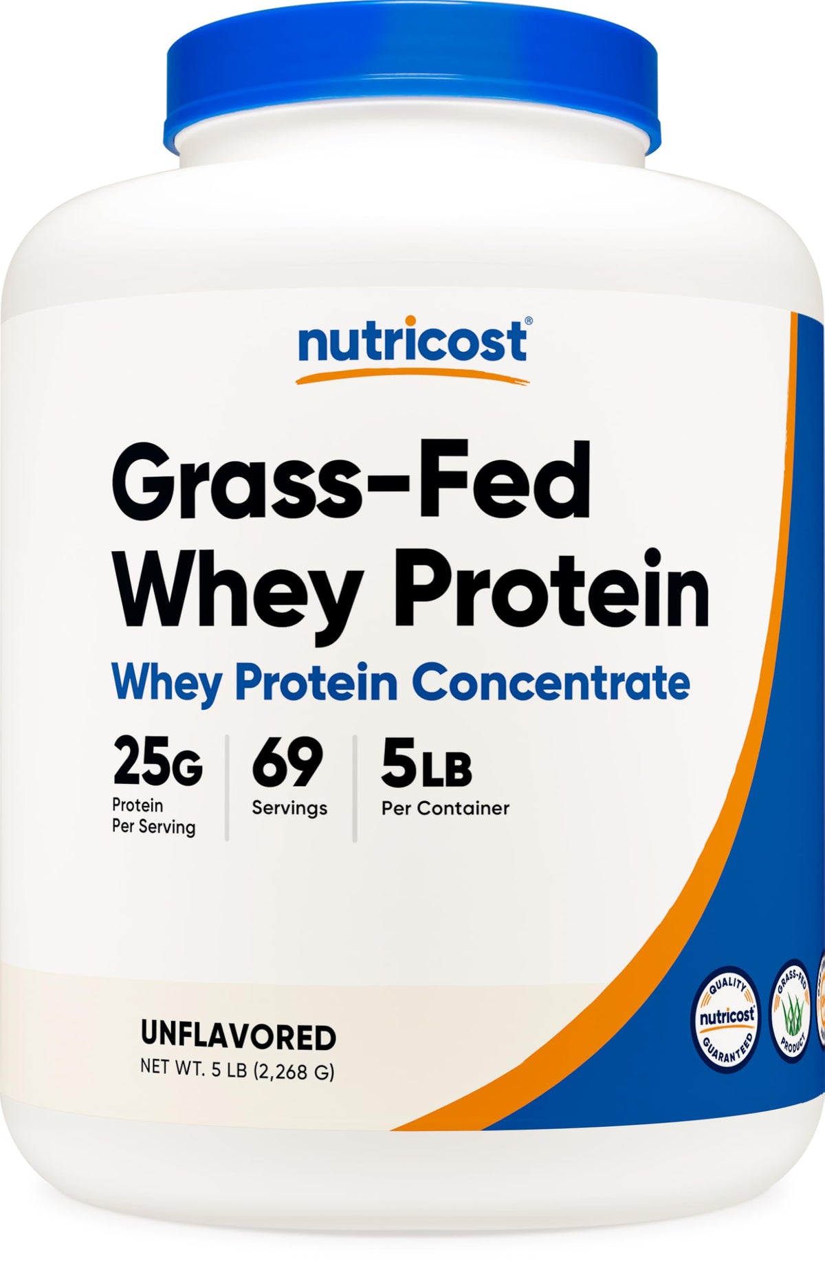 Grass-Fed Whey Protein Concentrate 5LBS S73895