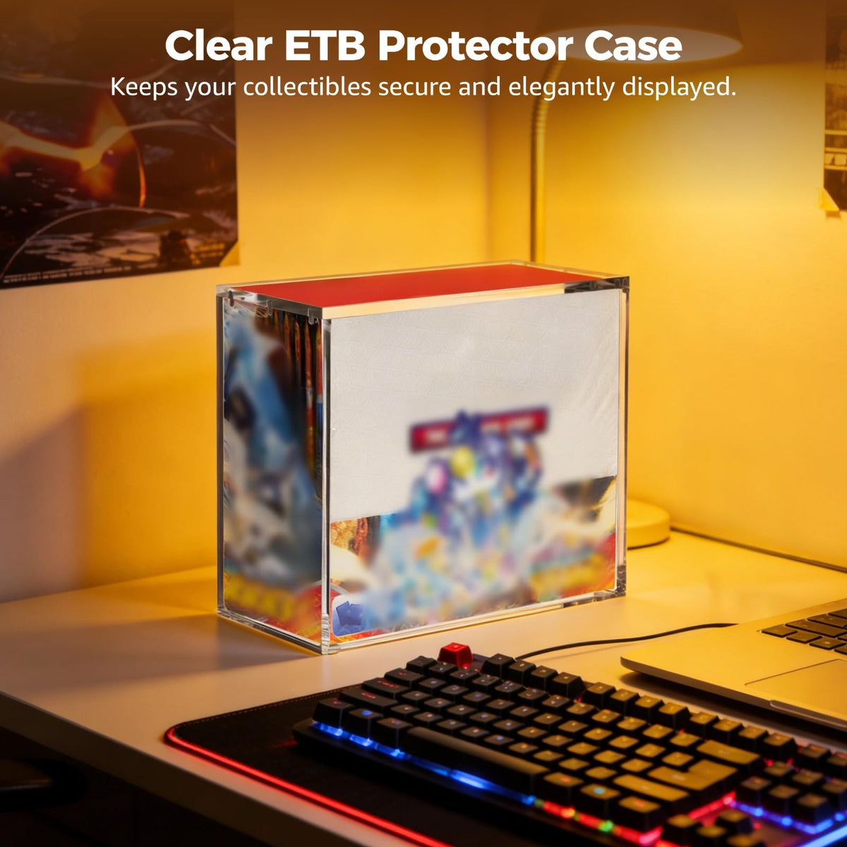 2 Pcs Acrylic Display Cases with Lid Y179001