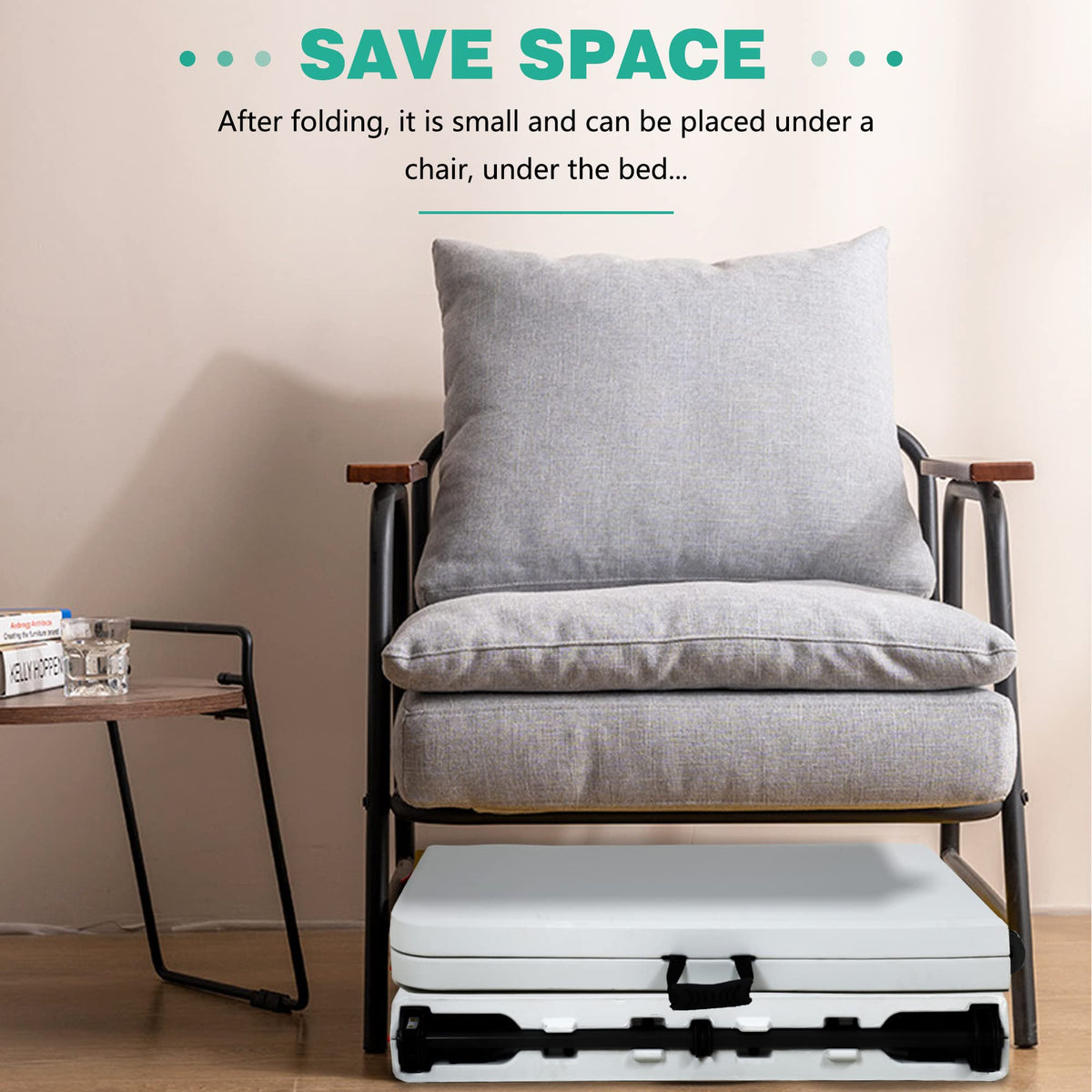6FT White Portable Plastic Folding Table U528