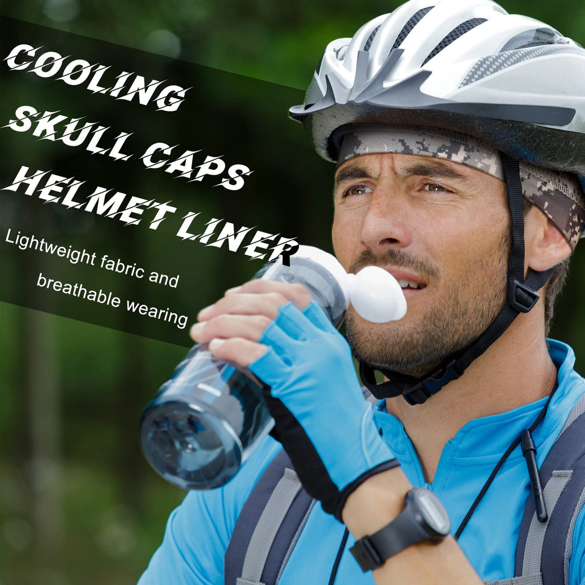 30 Pcs Cooling Skull Cap V59548