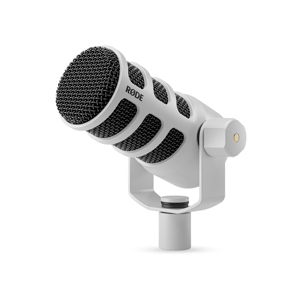 White Cardioid Dynamic Broadcast Microphone with XLR Cable E487711