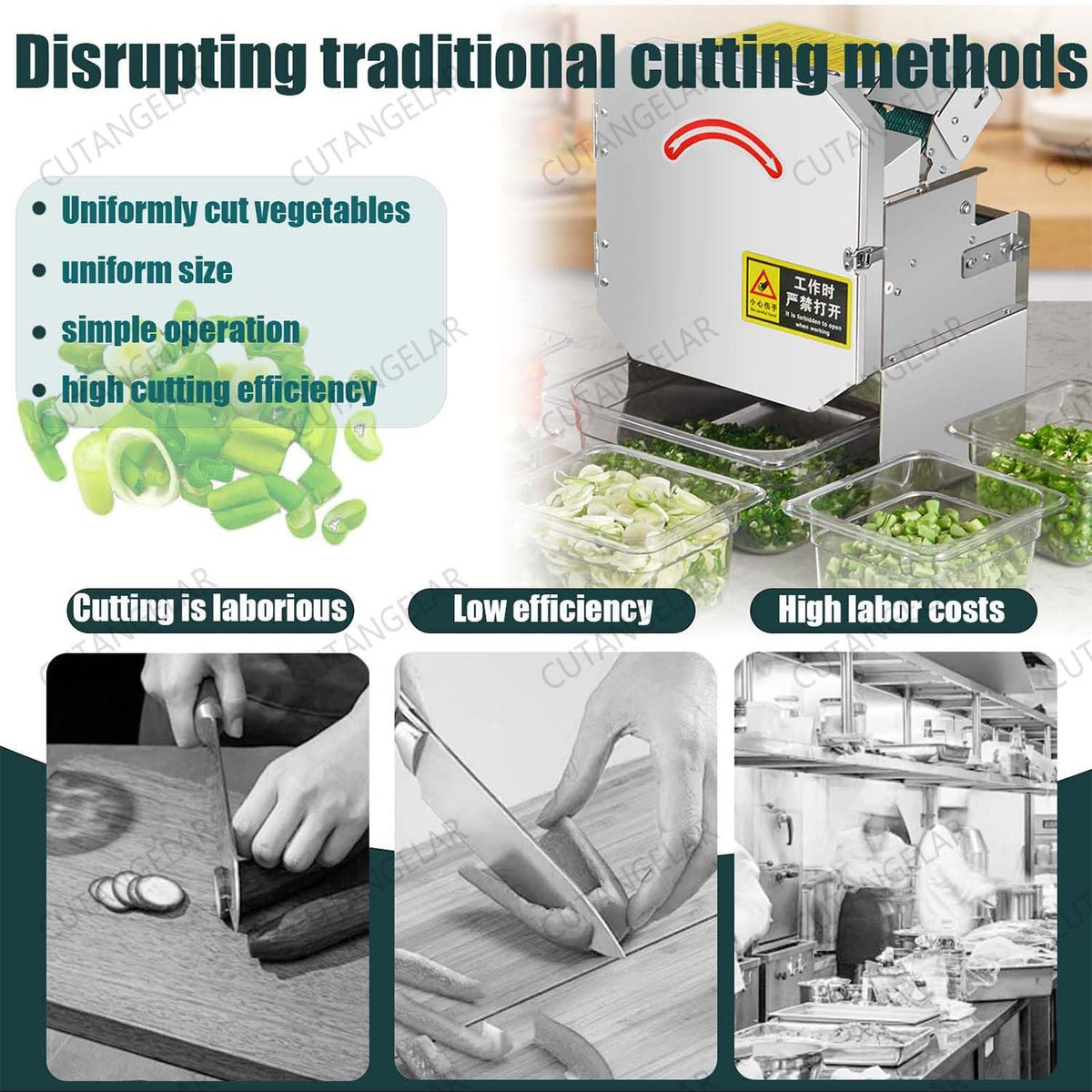 Compact Electric Vegetable Cutter T44999