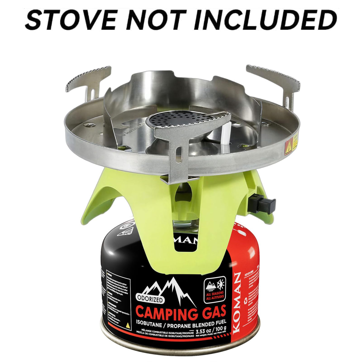 Isobutane Butane Propane Blend Camping Fuel Canister 4 Pack V228731