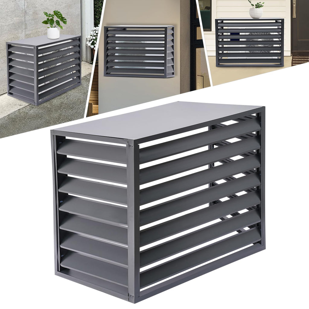 43x23x31 Inch Aluminum Alloy Air Conditioner Fence Screen N258507