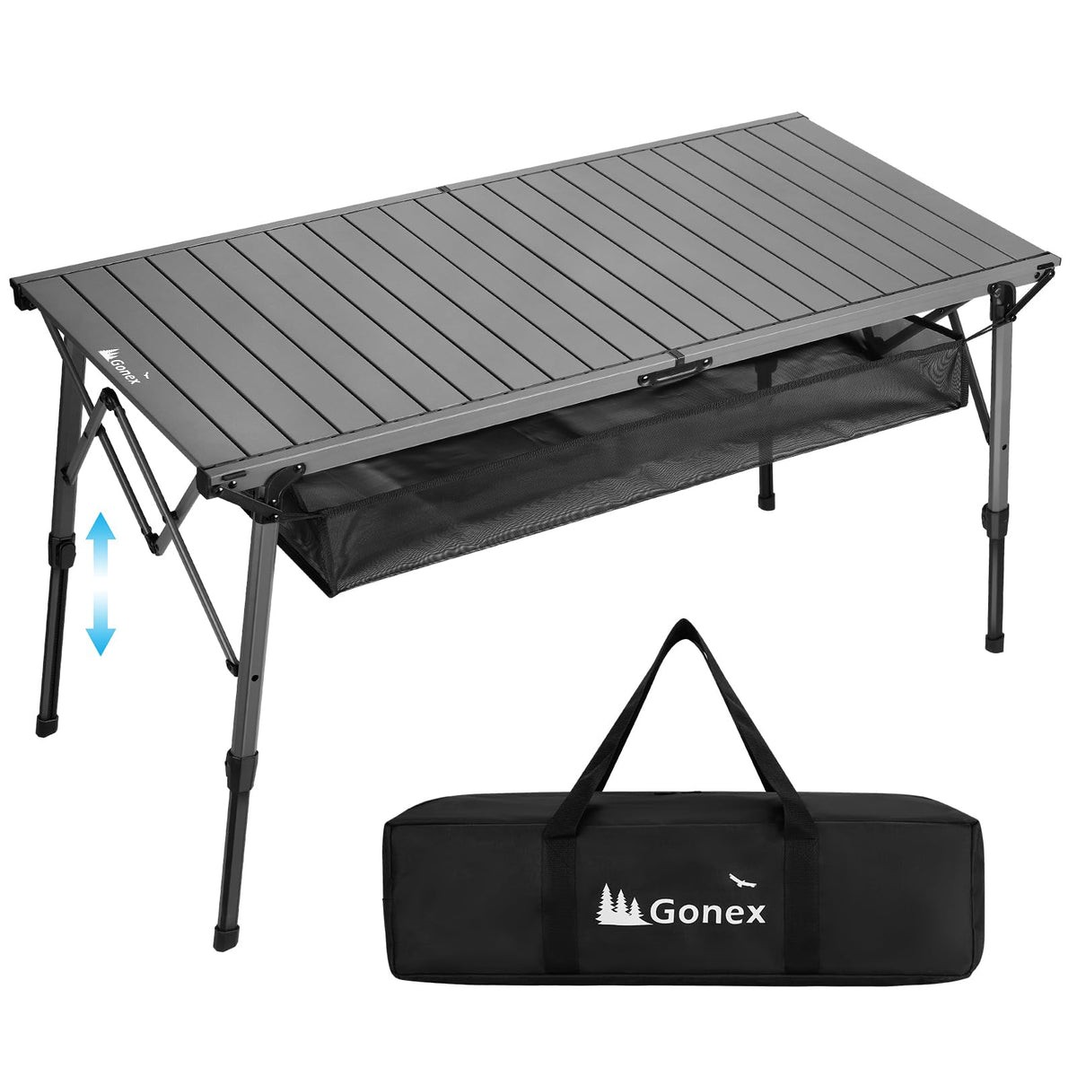 50" Aluminum Folding Camping Table V8388